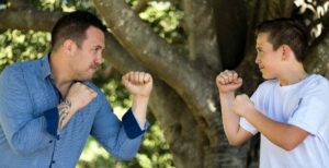 father parent child fight